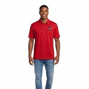 Hanes Red Georgia Bulldogs Embroidered Polo Shirt‎ Mens - Size 2XL